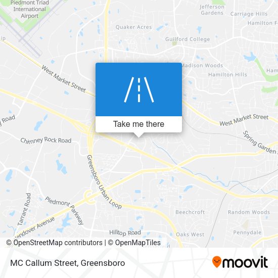 Mapa de MC Callum Street