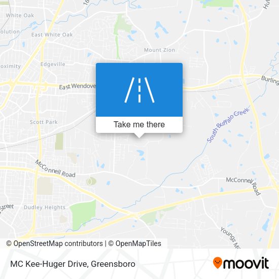 MC Kee-Huger Drive map