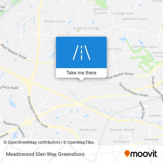 Mapa de Meadowood Glen Way