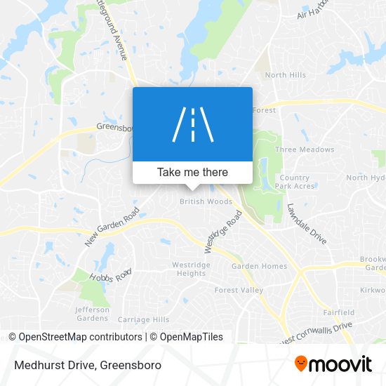 Mapa de Medhurst Drive