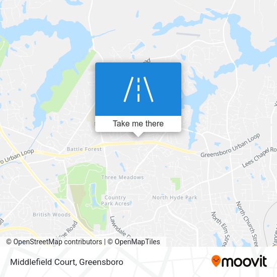Middlefield Court map