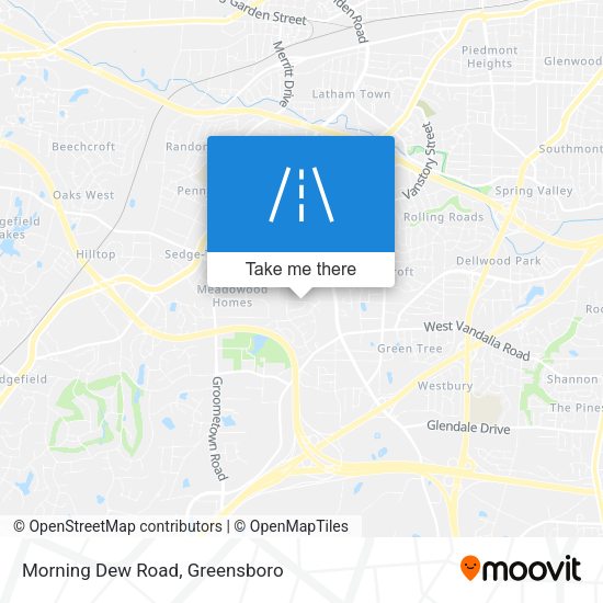 Mapa de Morning Dew Road