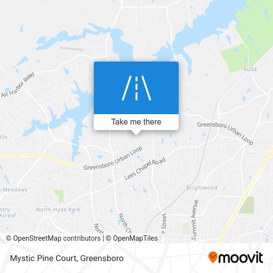 Mystic Pine Court map