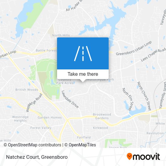 Mapa de Natchez Court