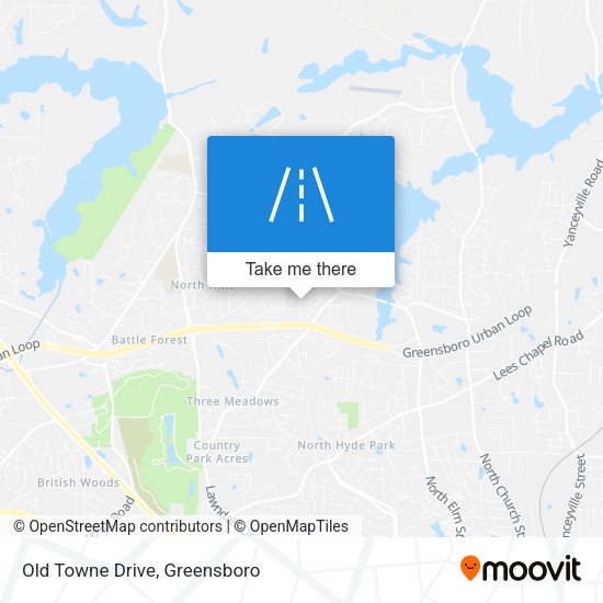 Mapa de Old Towne Drive