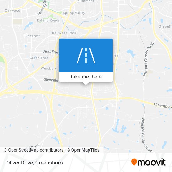 Mapa de Oliver Drive