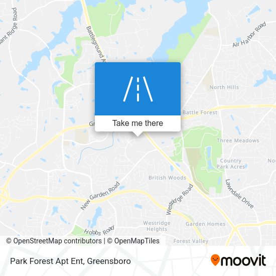 Mapa de Park Forest Apt Ent