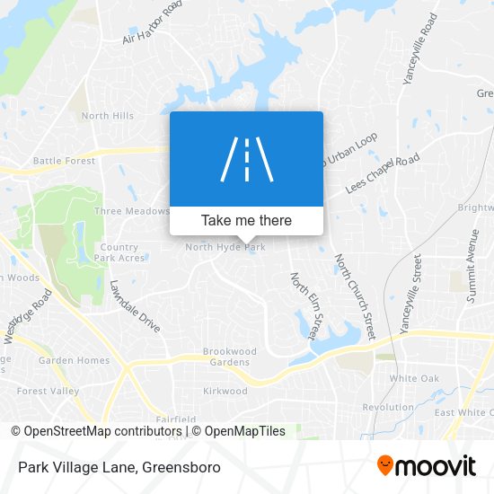 Mapa de Park Village Lane