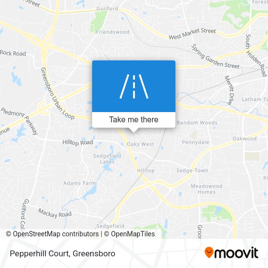 Pepperhill Court map