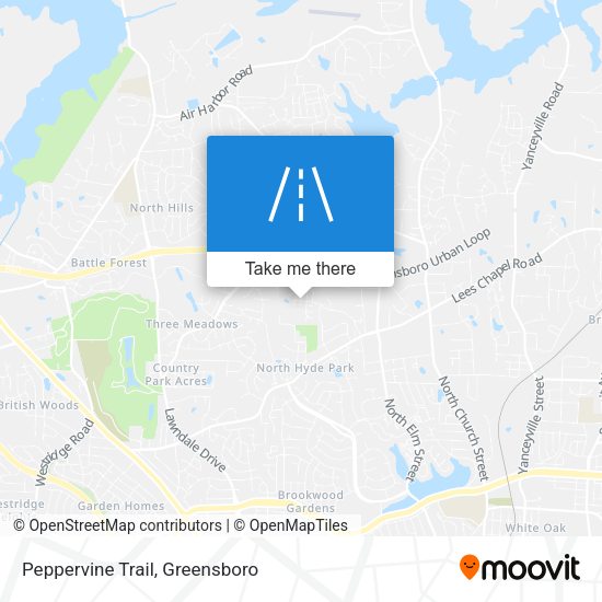 Mapa de Peppervine Trail