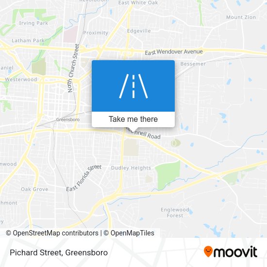 Pichard Street map