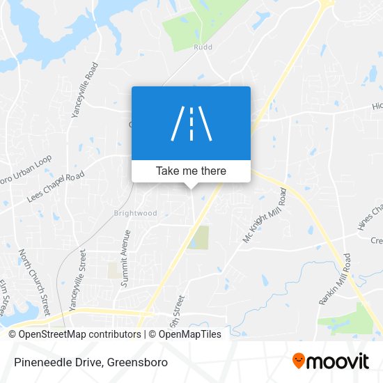 Pineneedle Drive map