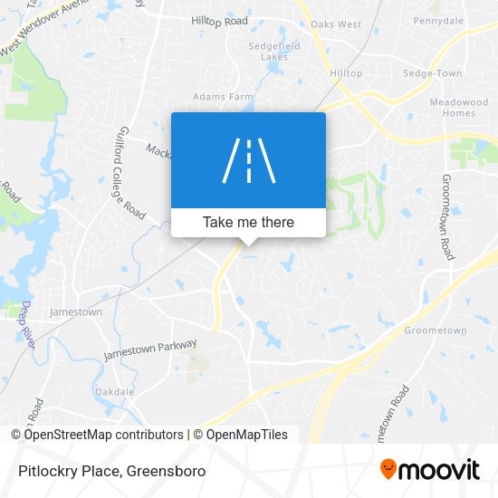 Pitlockry Place map