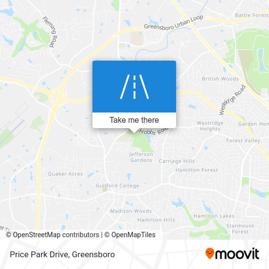 Mapa de Price Park Drive
