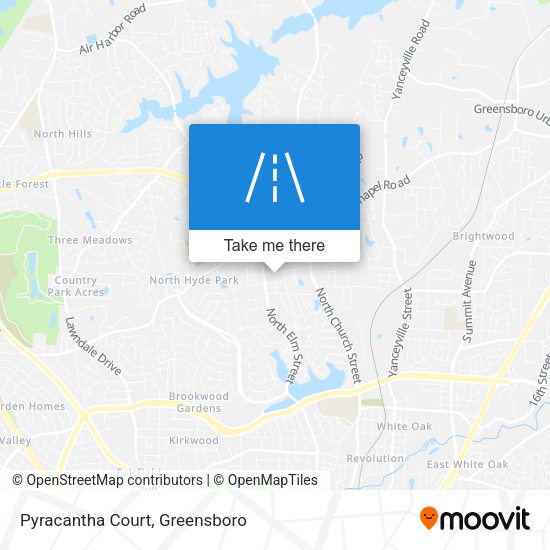 Pyracantha Court map