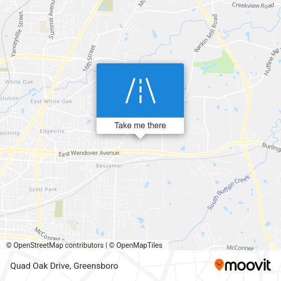 Mapa de Quad Oak Drive