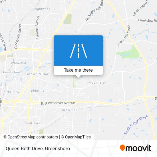 Mapa de Queen Beth Drive