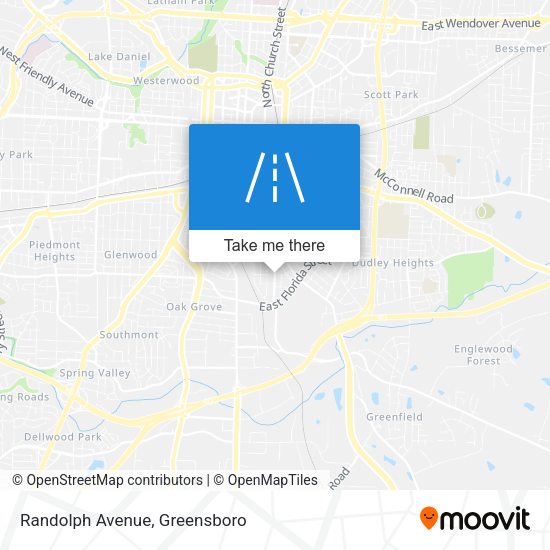 Mapa de Randolph Avenue