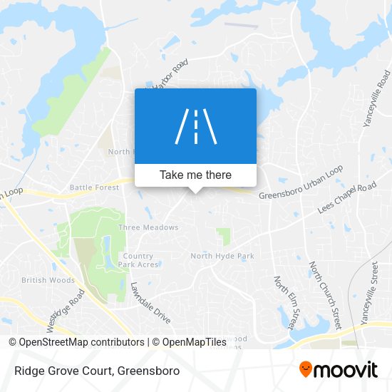 Ridge Grove Court map