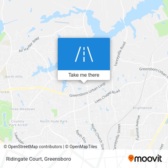 Ridingate Court map