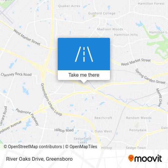 Mapa de River Oaks Drive