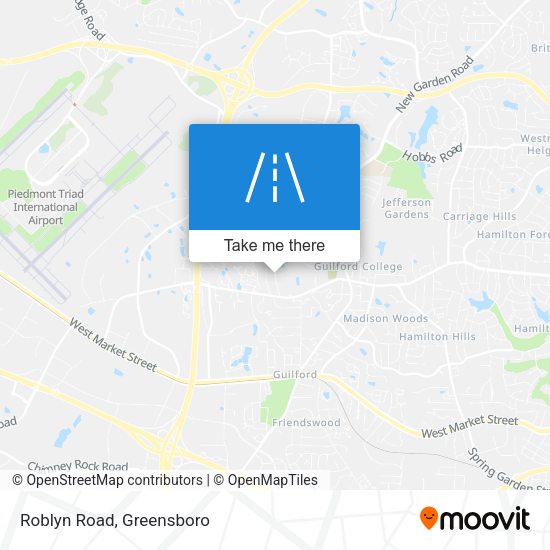 Mapa de Roblyn Road