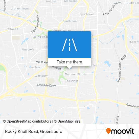 Mapa de Rocky Knoll Road