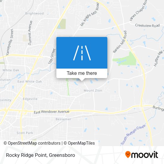 Rocky Ridge Point map