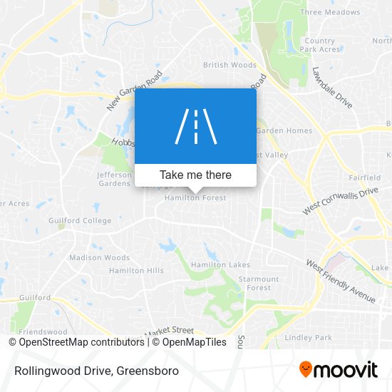 Rollingwood Drive map