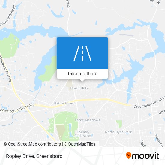 Mapa de Ropley Drive