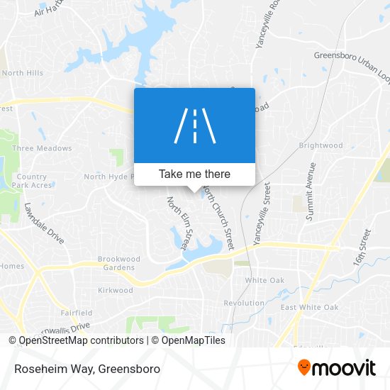 Roseheim Way map