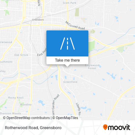 Rotherwood Road map