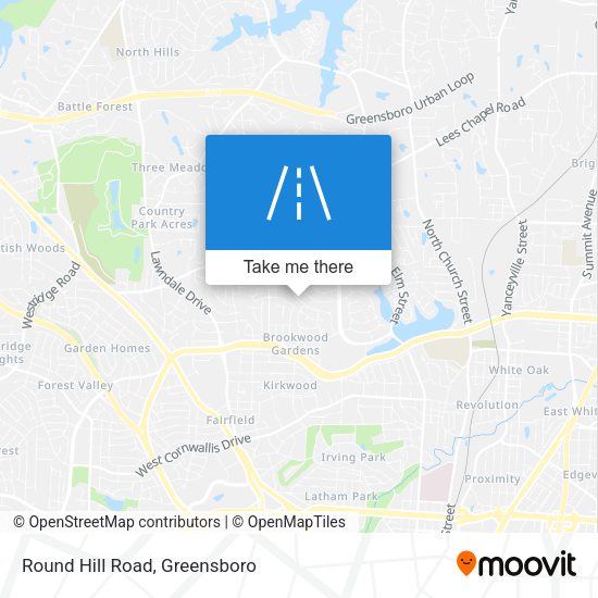 Round Hill Road map