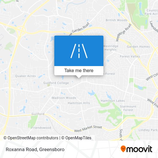 Mapa de Roxanna Road
