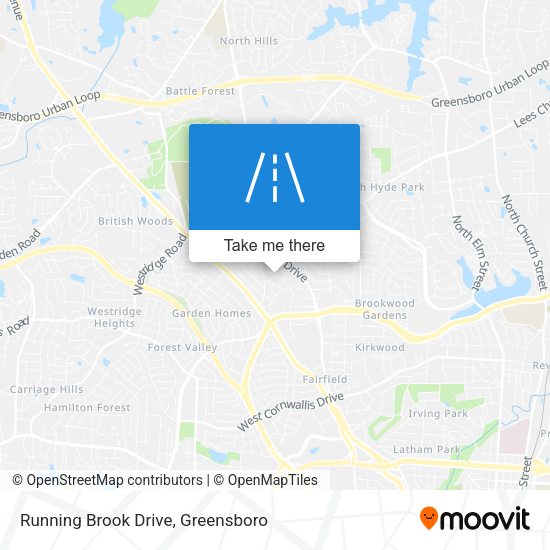 Mapa de Running Brook Drive