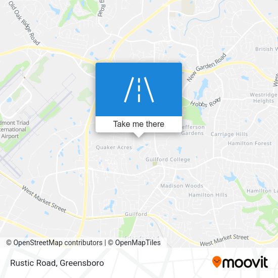 Mapa de Rustic Road