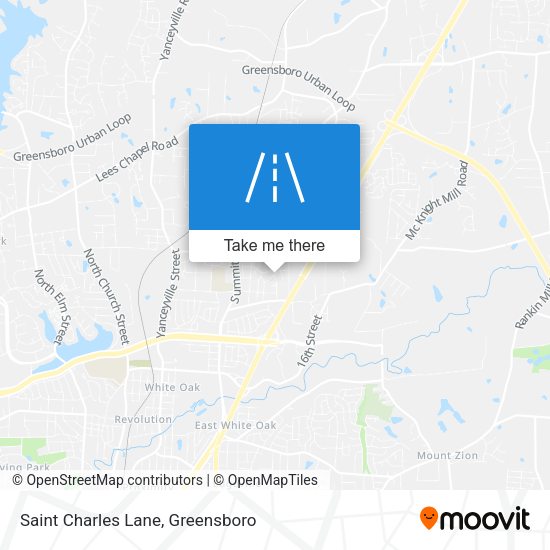 Saint Charles Lane map