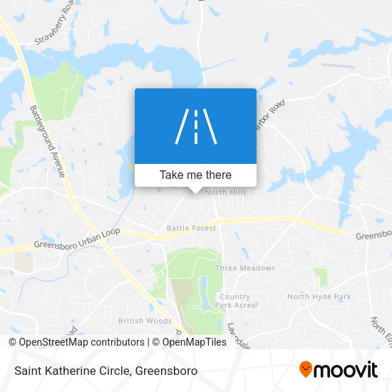 Mapa de Saint Katherine Circle