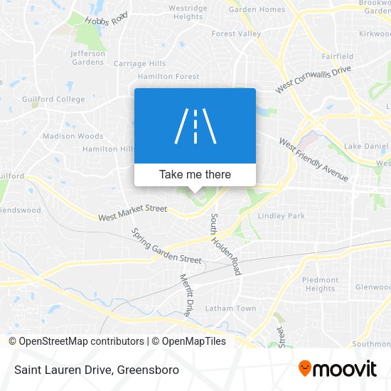 Saint Lauren Drive map