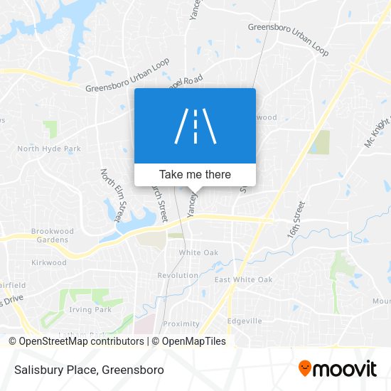 Salisbury Place map