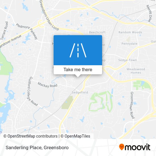 Sanderling Place map