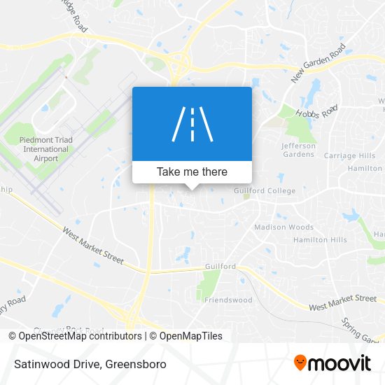 Satinwood Drive map