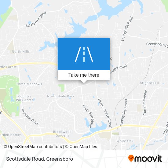 Scottsdale Road map