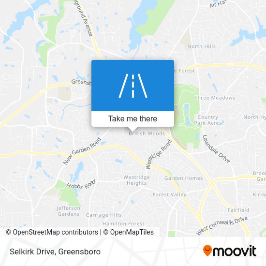 Mapa de Selkirk Drive