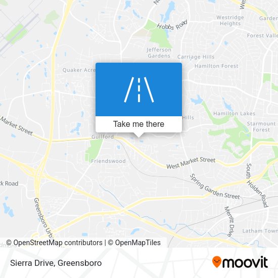 Mapa de Sierra Drive