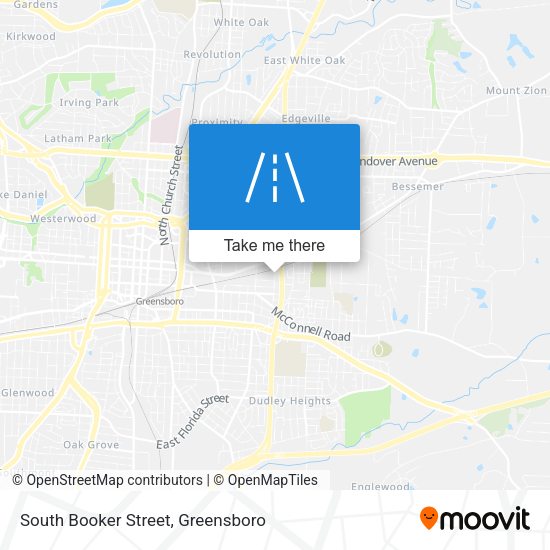 South Booker Street map