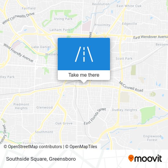Mapa de Southside Square