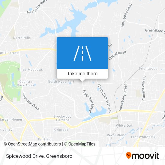Spicewood Drive map