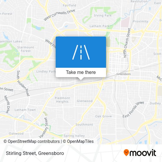 Stirling Street map