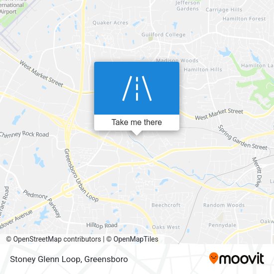 Stoney Glenn Loop map